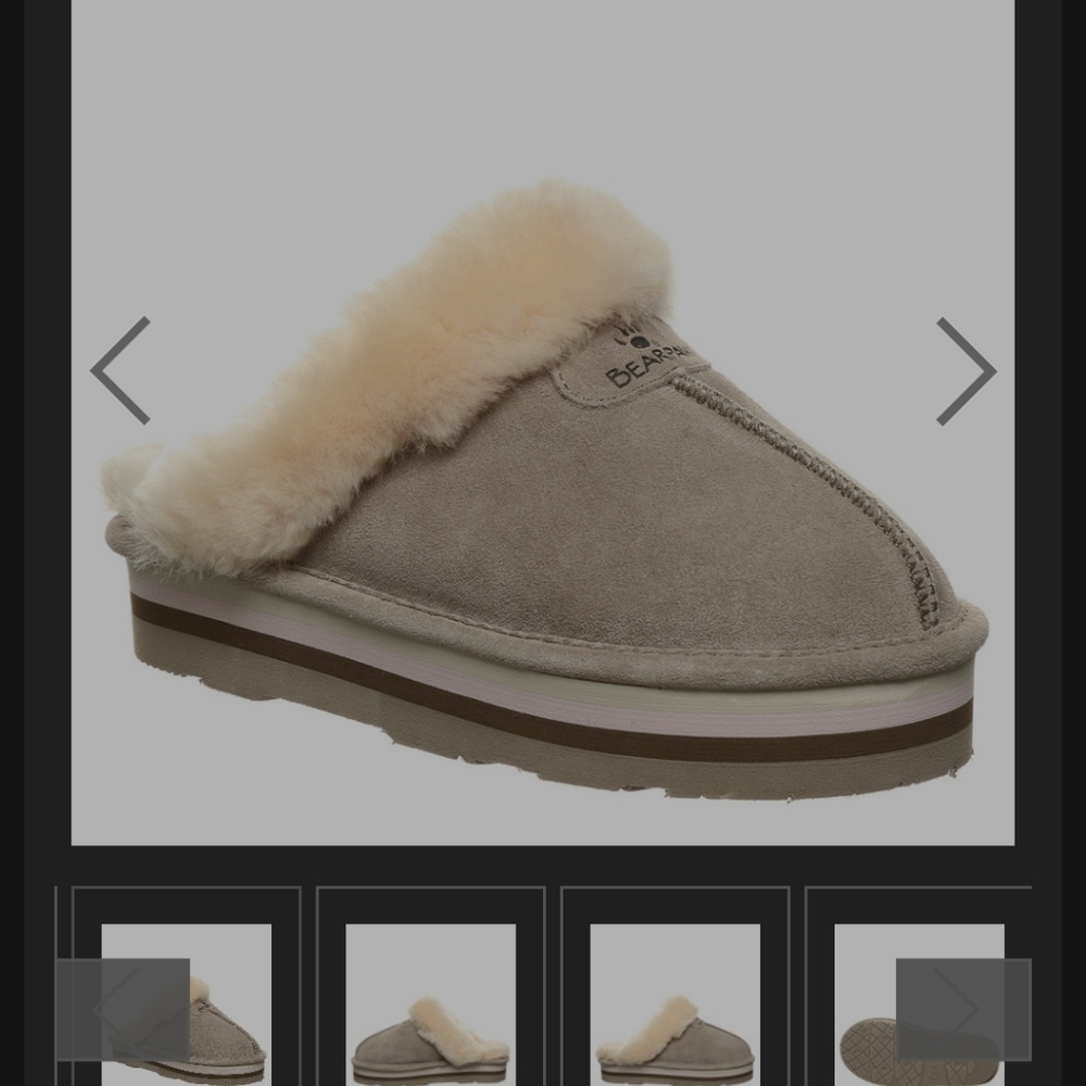 Bear Paw  slippers shoes/ platform clogs